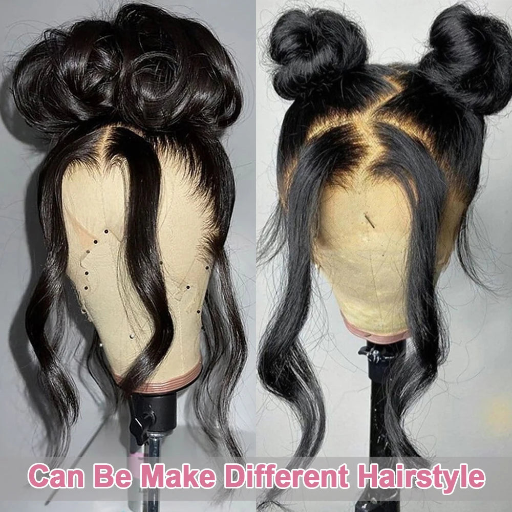 360 Full Lace Wig Human Hair Pre Plucked Deep Wave Frontal Wig Natural Hairline Hd Lace Wigs 30 40 Inch Curly Wigs