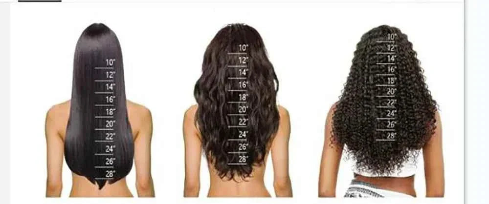 Curly wave wigs with length measurements, demonstrating 210 density HD lace frontal wig with deep curly texture.