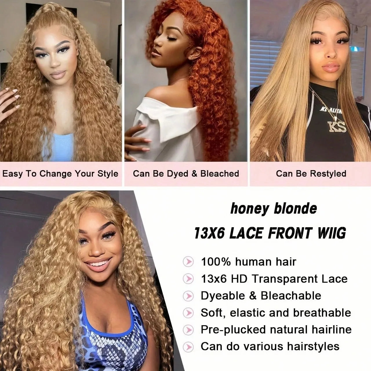 13x6 Deep Wave Wig
