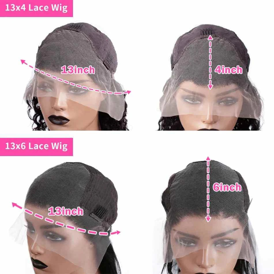 200 Density HD Transparent Curly Deep Wave Lace Frontal Bob Wig for Black Women with Swiss Lace.
