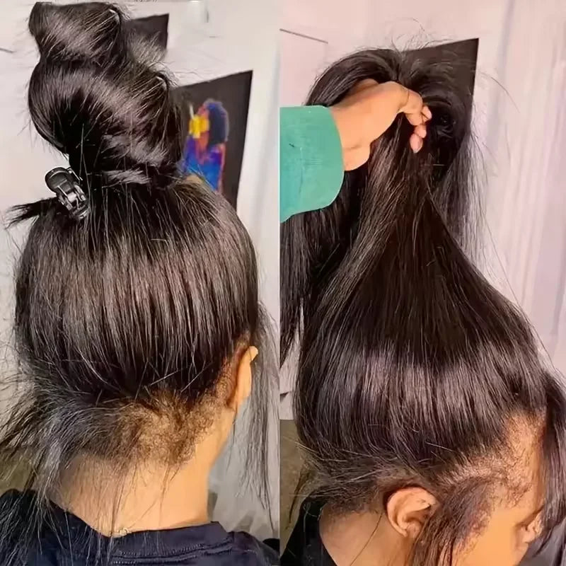 13x6 Bone Straight Transparent Lace Front Human Hair Wigs For Black Women 13x4 Lace Frontal Wig Natural Wigs