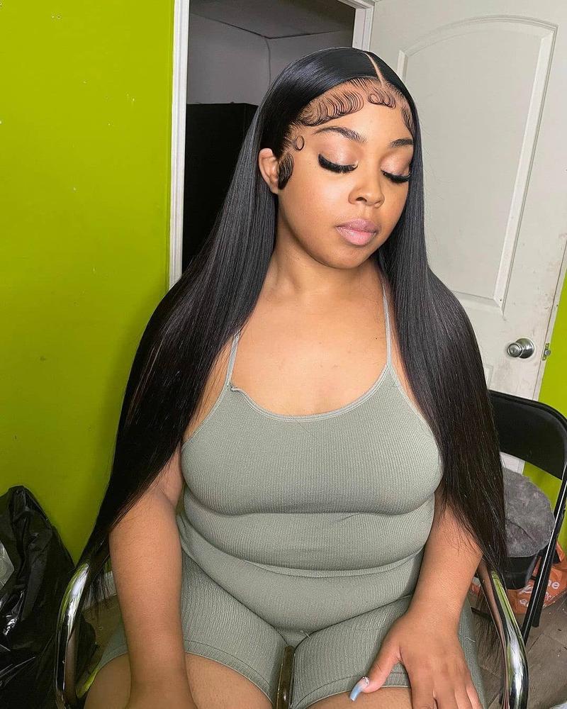 13x6 Bone Straight Transparent Lace Front Human Hair Wigs For Black Women 13x4 Lace Frontal Wig Natural Wigs