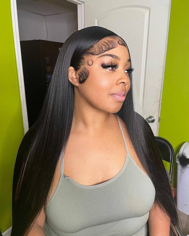 13x6 Bone Straight Transparent Lace Front Human Hair Wigs For Black Women 13x4 Lace Frontal Wig Natural Wigs