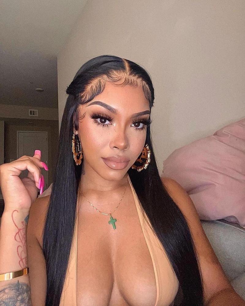 13x6 Bone Straight Transparent Lace Front Human Hair Wigs For Black Women 13x4 Lace Frontal Wig Natural Wigs