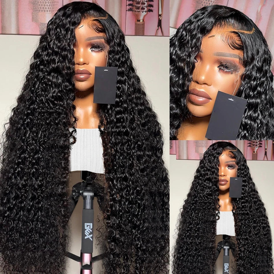 Authentic 250% Brazilian Loose Deep Wave HD Lace Front Wig - 30-32 Inch