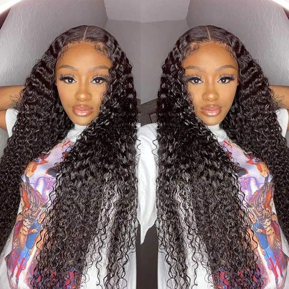 HD lace front human hair jerry curly transparent lace frontal human hair wigs deep wave curly pre plucked lace closure 220 density wig