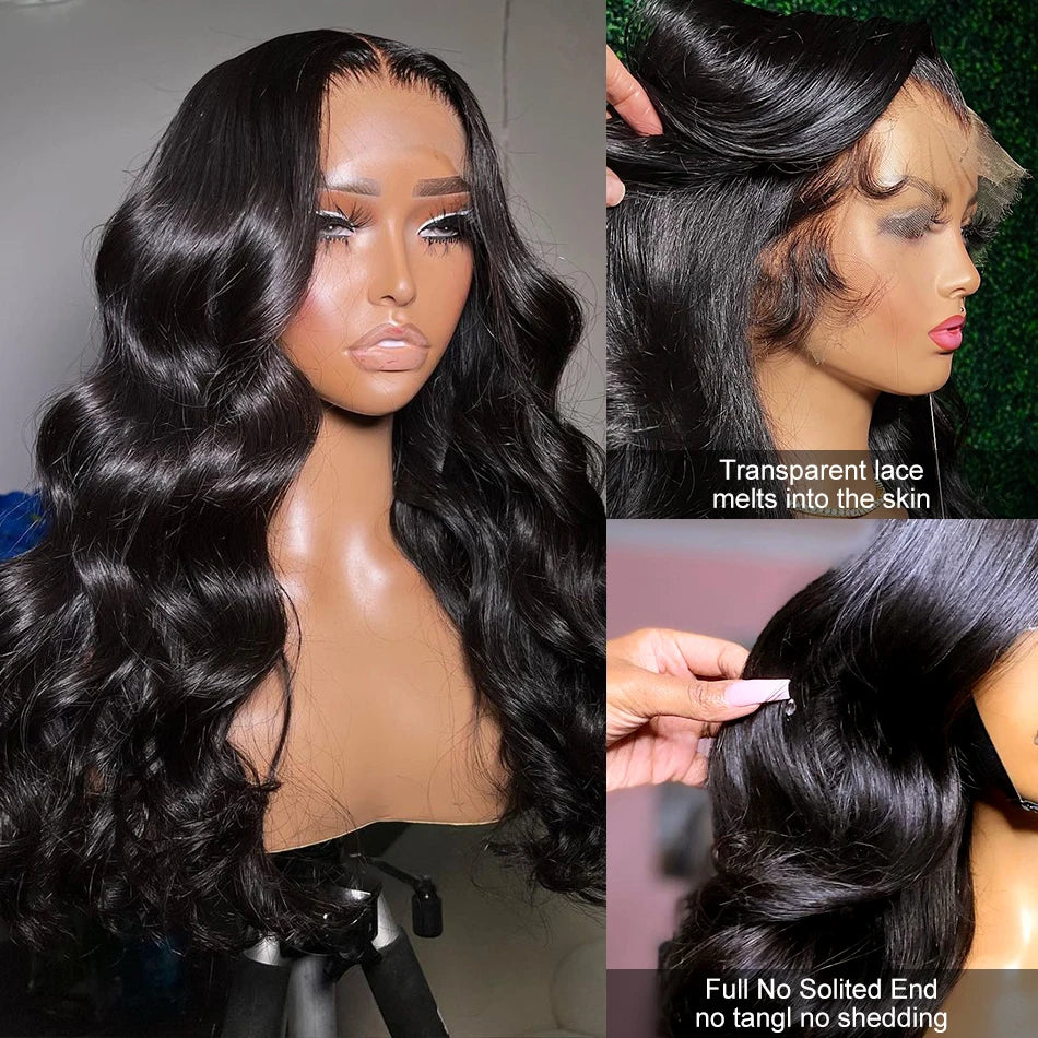 360 Full Lace Wig Human Hair Pre Plucked Deep Wave Frontal Wig Natural Hairline Hd Lace Wigs 30 40 Inch Curly  Wigs