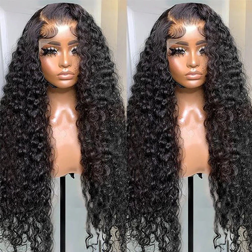 Exquisite Indian Deep Curl HD Lace Front Wig - Authentic Human Hair