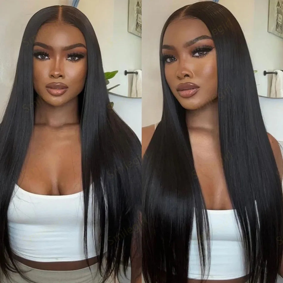 13x6 Bone Straight Transparent Lace Front Human Hair Wigs For Black Women 13x4 Lace Frontal Wig Natural Wigs