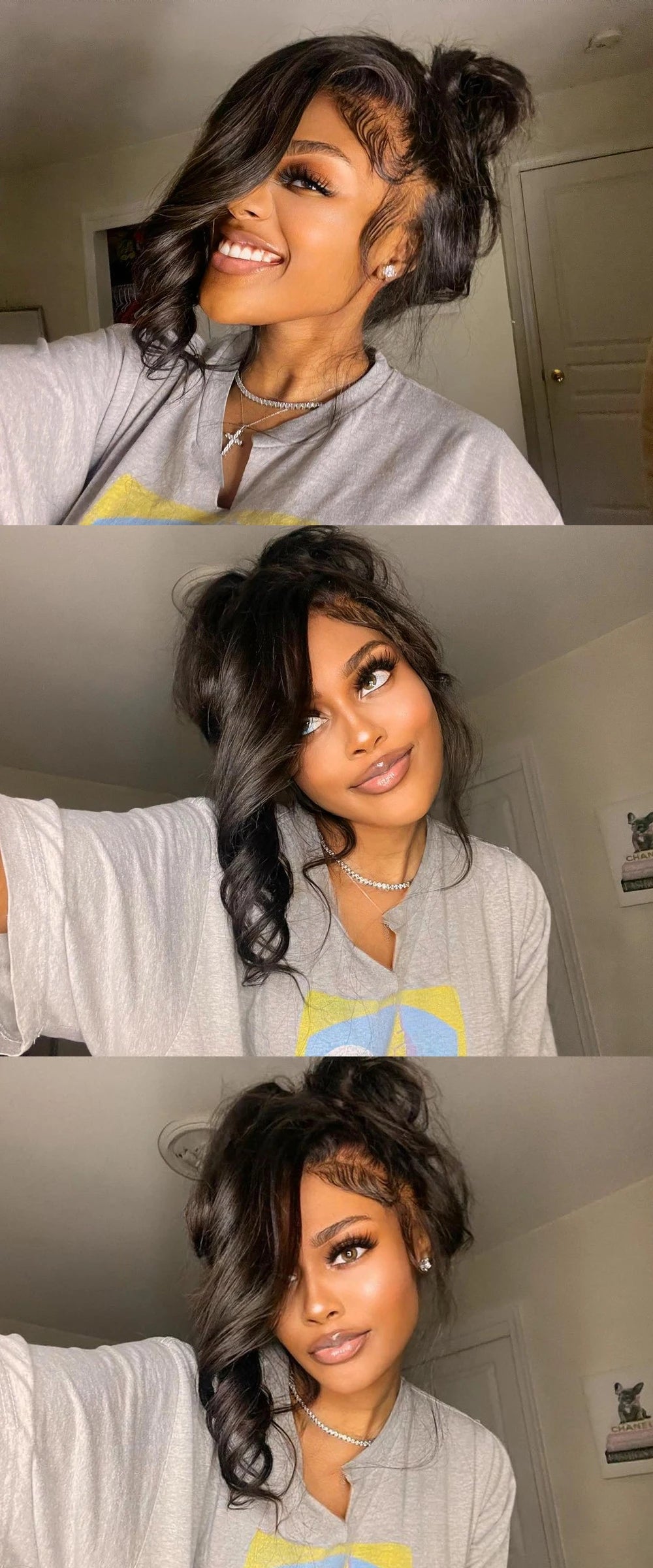 360 Full Lace Wig Human Hair Pre Plucked Deep Wave Frontal Wig Natural Hairline Hd Lace Wigs 30 40 Inch Curly  Wigs