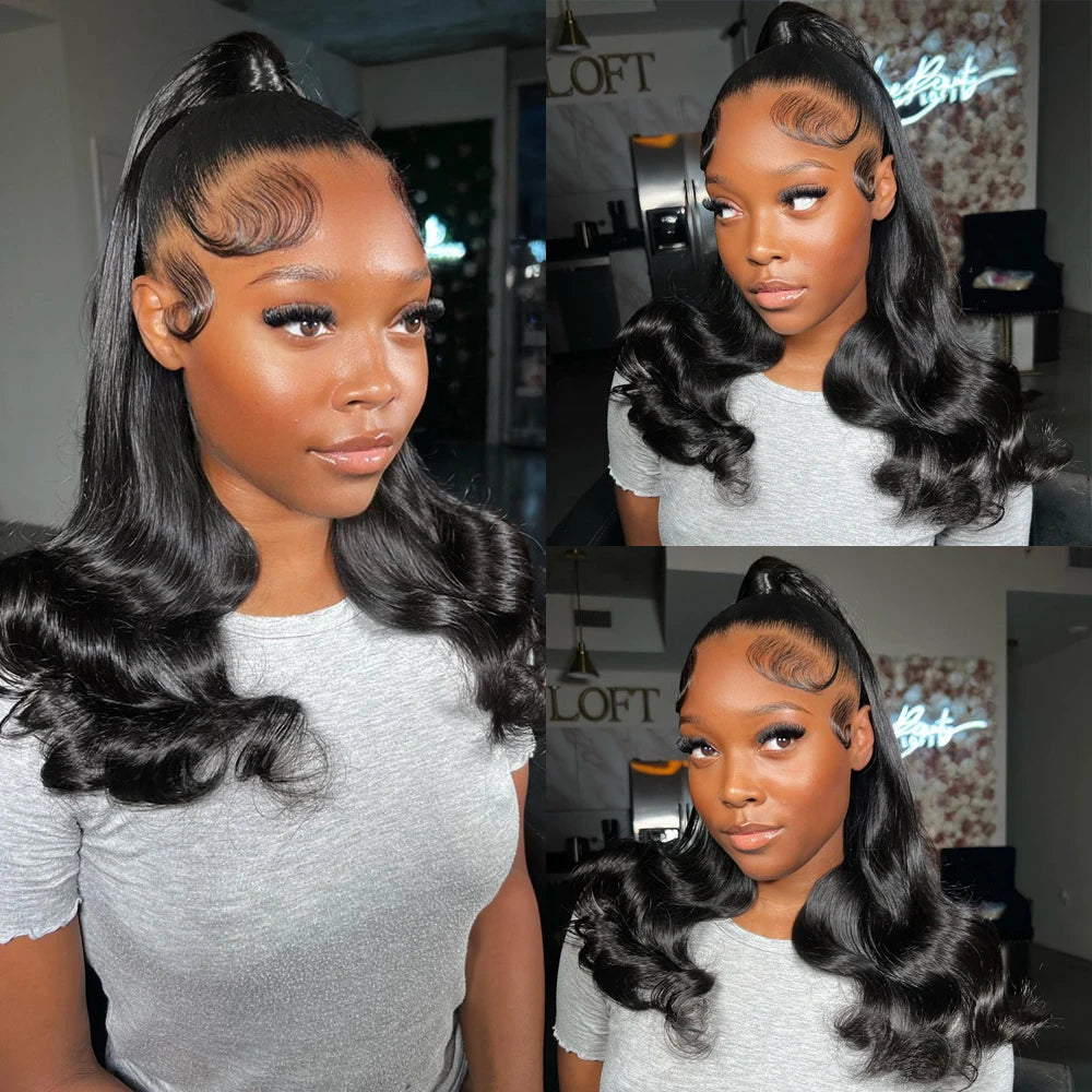 360 Full Lace Wig Human Hair Pre Plucked Deep Wave Frontal Wig Natural Hairline Hd Lace Wigs 30 40 Inch Curly  Wigs