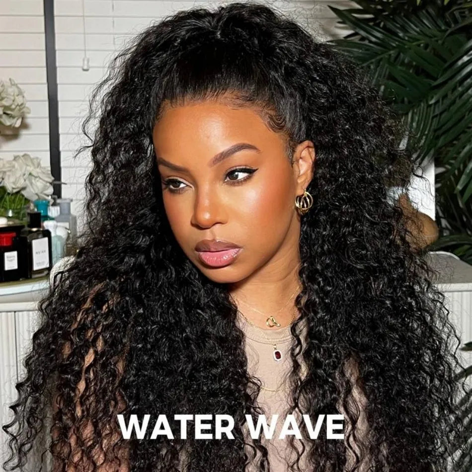 360 Full Lace Wig Human Hair Pre Plucked Deep Wave Frontal Wig Natural Hairline Hd Lace Wigs 30 40 Inch Curly  Wigs