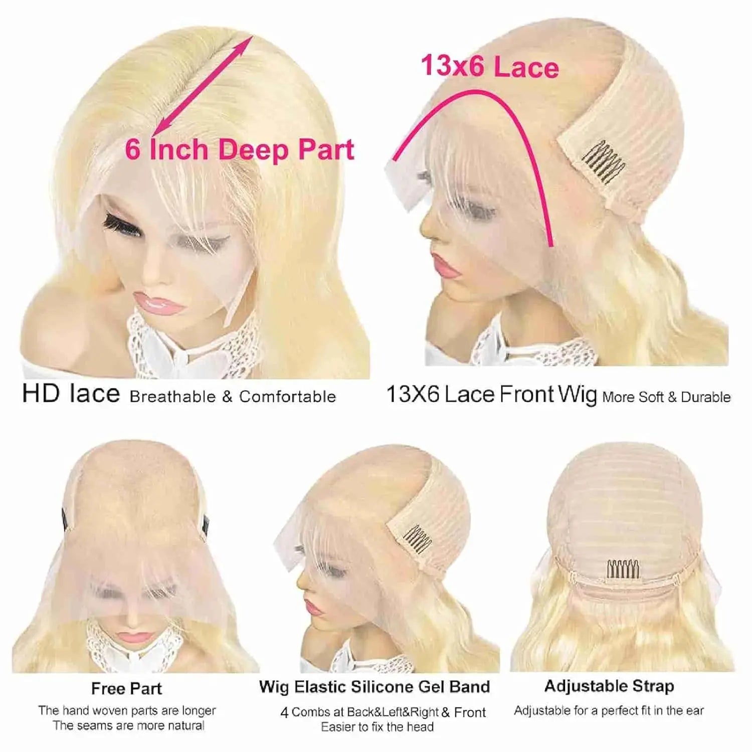 deep wave 13x6 lace front wig